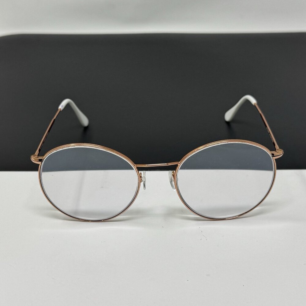 ANDY WOLF Lisa 4710 Rose Gold Round Eyeglasses 53 [] 20-145